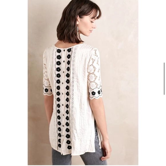 Anthropologie Floreat Veille Peasant Top - Picture 3 of 7